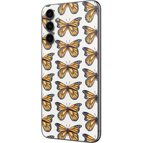 Cat Coq Monarch Butterflies Galaxy A14 5G Skin